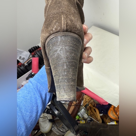 J.Crew Leather Suede Knee High Heeled Made in Italy Boots Size 8.5 - Picture 16 of 16